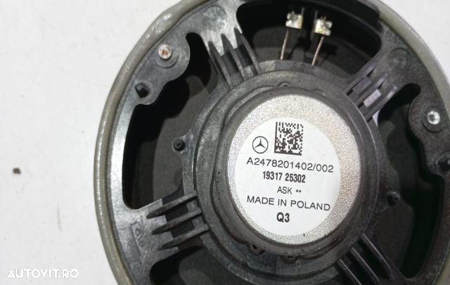 Boxa stanga spate A2478201402 Mercedes-Benz B-Class W247 [2018 - 2020 - 2