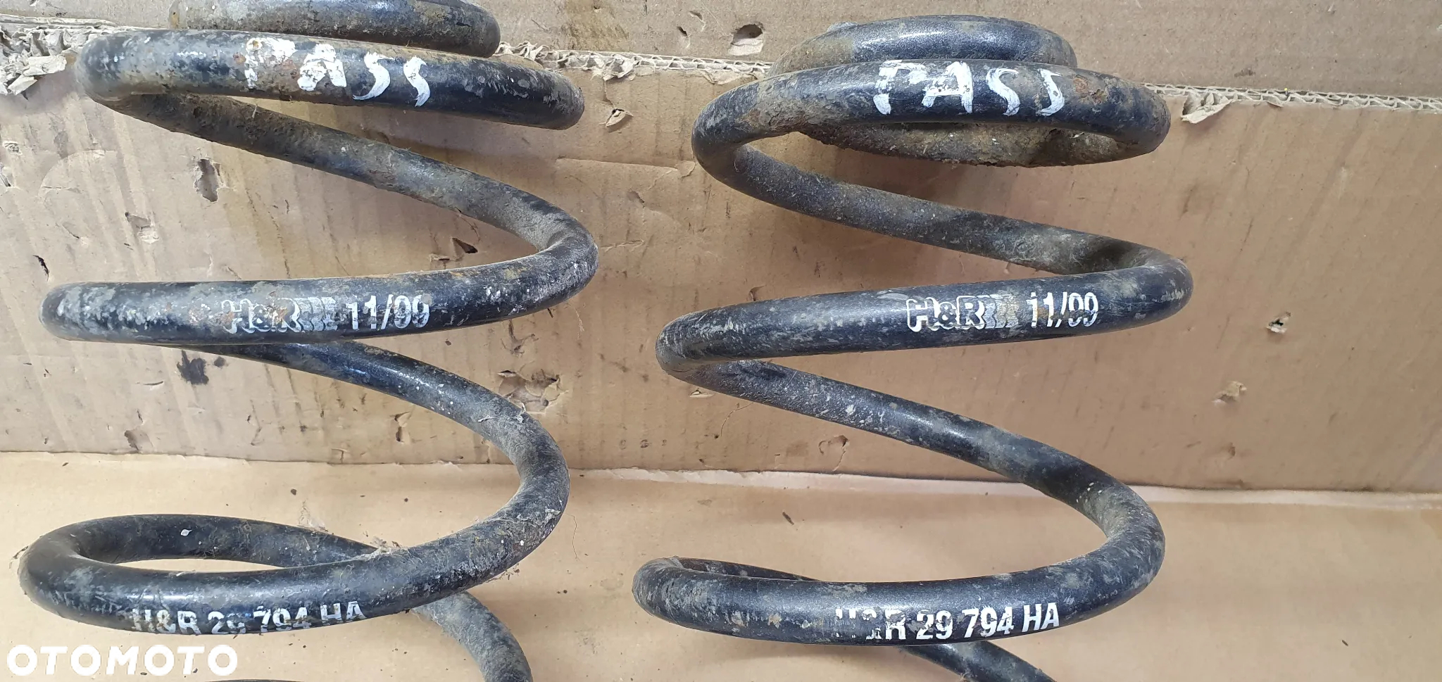 Sprężyny zawieszenia tył tylna VW Passat B5 FL - 5