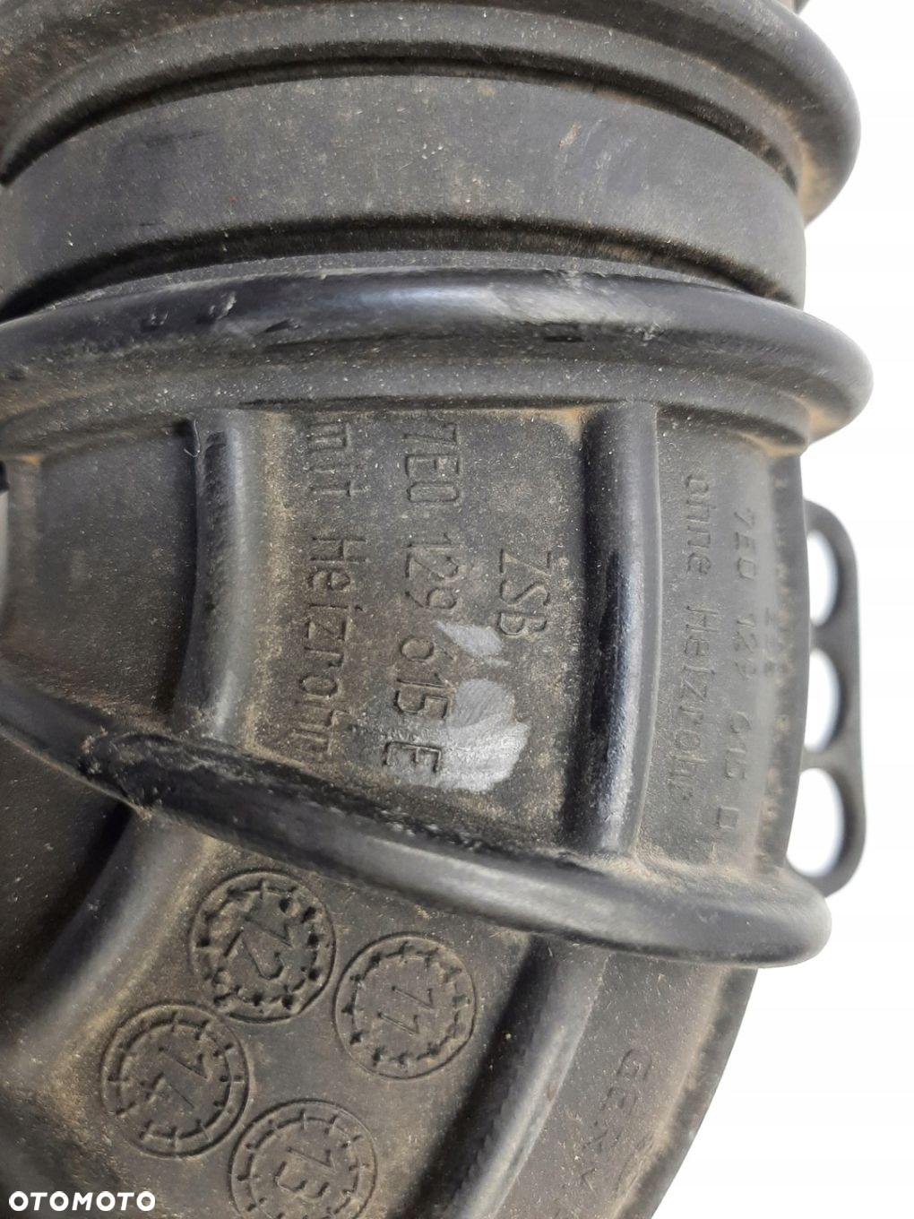 VW T5 T6 2.0TDI PRZEWÓD RURA POWIETRZA TURBO 7E0129615D - 4