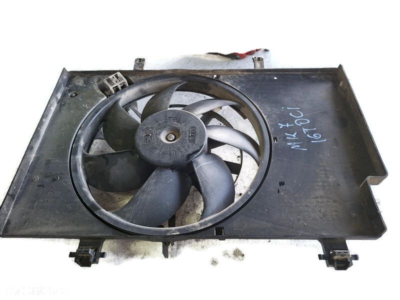 FORD FIESTA MK7 15r 1.6 TDCI WENTYLATOR CHŁODNICY 8V51-8C607-EJ - 1