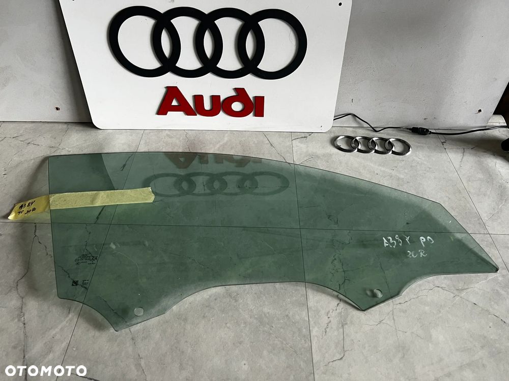 AUDI A3 8Y SZYBA DRZWI PRZÓD TYŁ PRAWY LEWY (SEDAN)  (AVANT) PRZÓD PRAWY LEWY RÓZNE WARIANTY RÓŻNE ROCZNIKI CENY W OPISIE ZDJĘCIE POGLĄDOWE