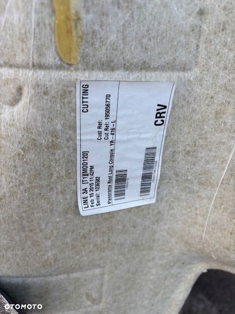 HONDA CR-V IV LIFT PODSUFITKA 2015-17r SOLAR DACH PANORAMA - 2