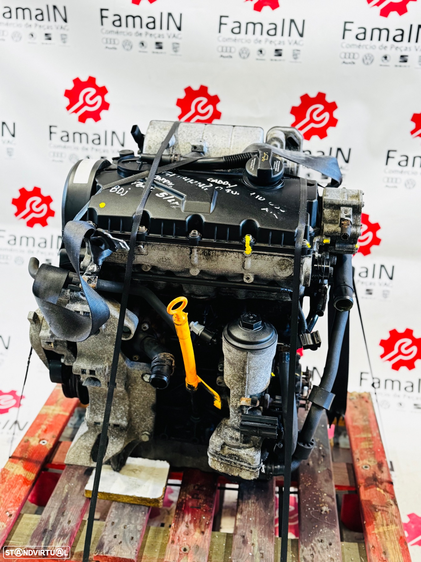 Motor VW CADDY 2.0SDI Ref; BST,BDJ (123.000km) - 2