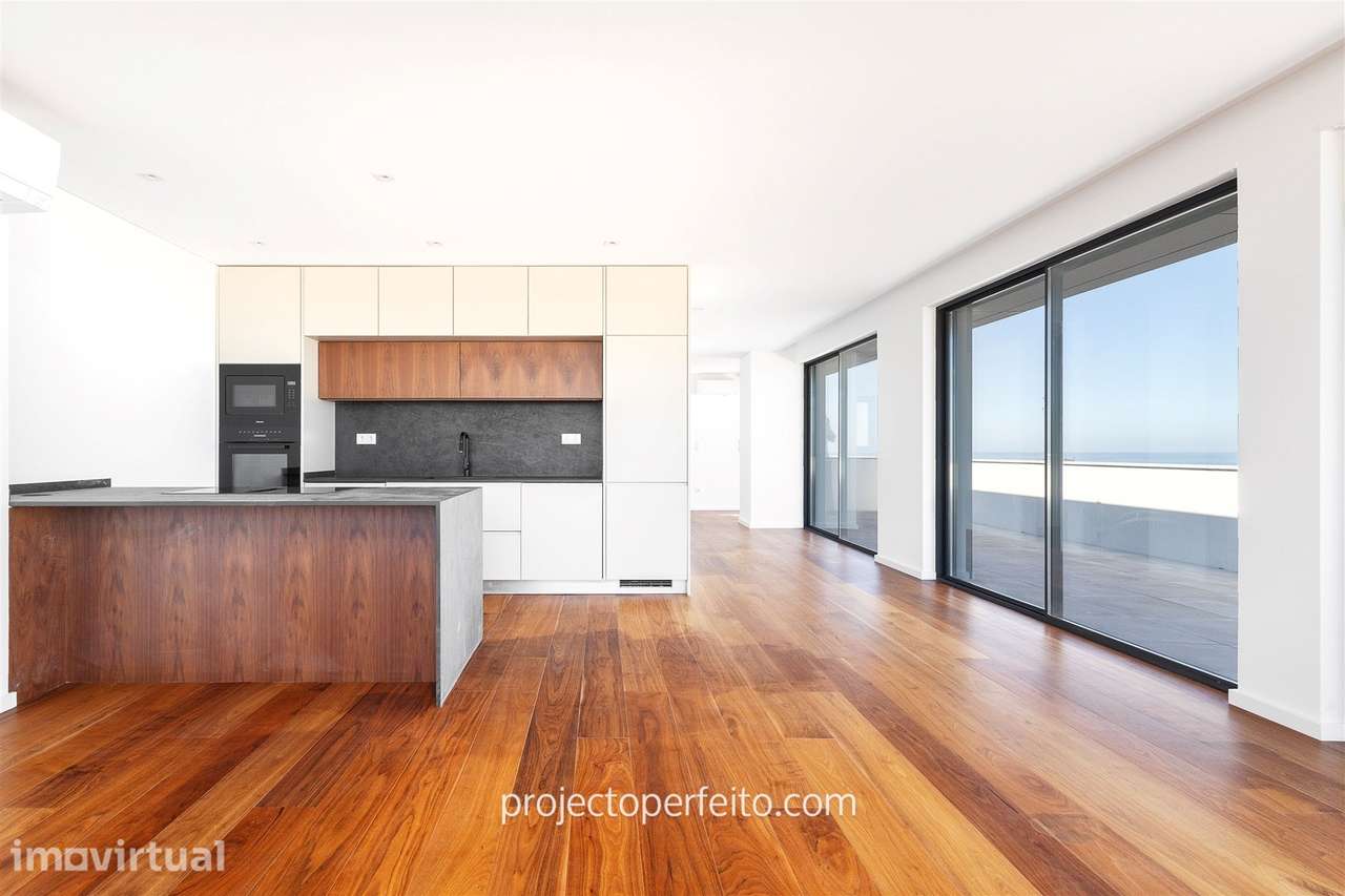 Penthouse T3 duplex com fantástico terraço com vista de mar direta - Grande imagem: 2/37