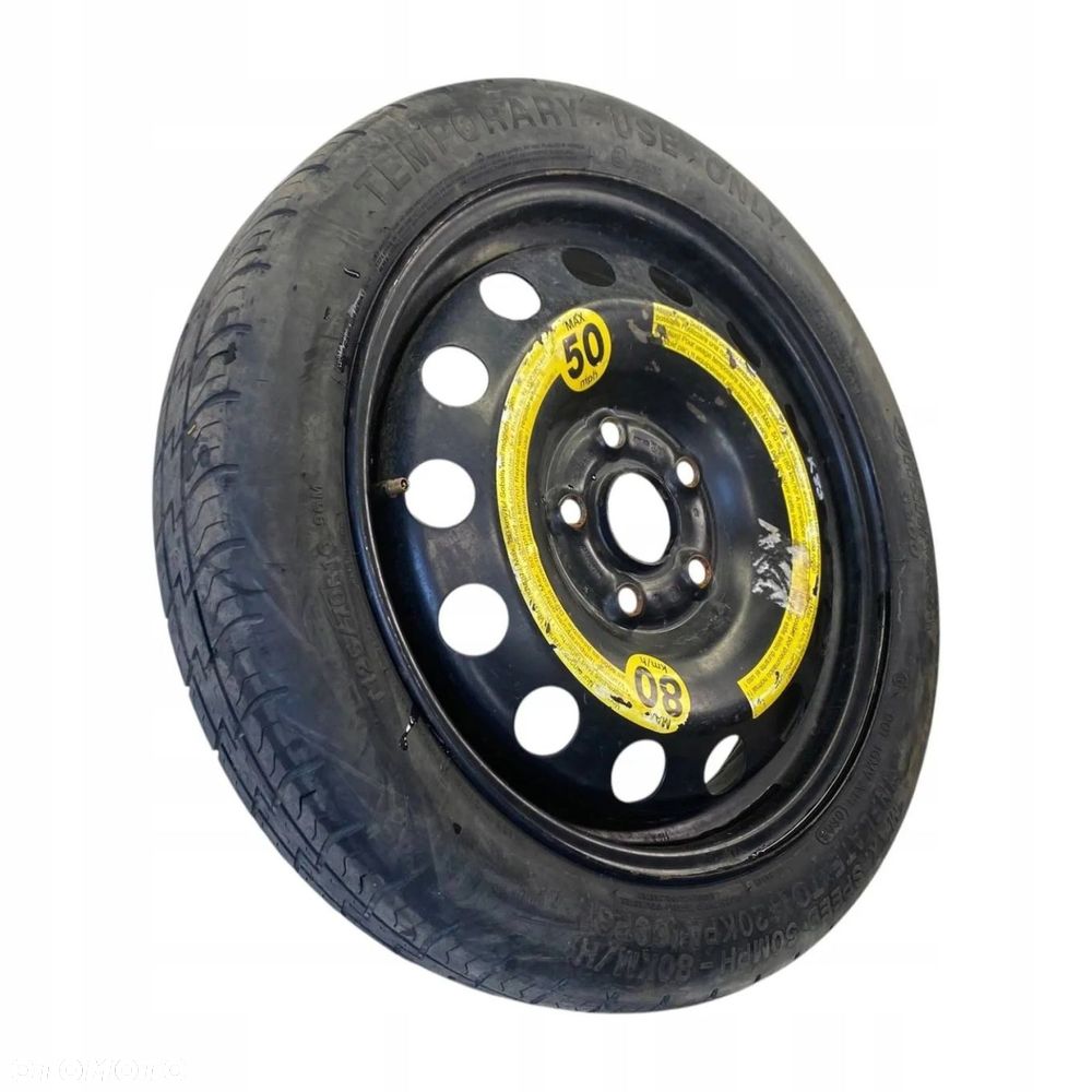 KOŁO DOJAZDOWE 125/70R16 5X112 1K0601027F SEAT LEON II ALTEA TOLEDO III - 2
