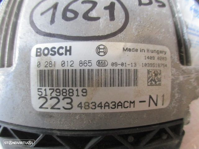 Centralina 0281012865 51798819 2234834A3ACMN1 FIAT DOBLO CARGO 1 FASE 2 2009 1.9JTD 105CV 5P BRANCO BOSCH - 4