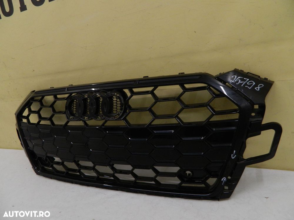 Grila radiator Audi A5 8W B9 facelift, 2021, 2022, 2023, 2024, 2025, cod origine 8W6853651BL. - 3