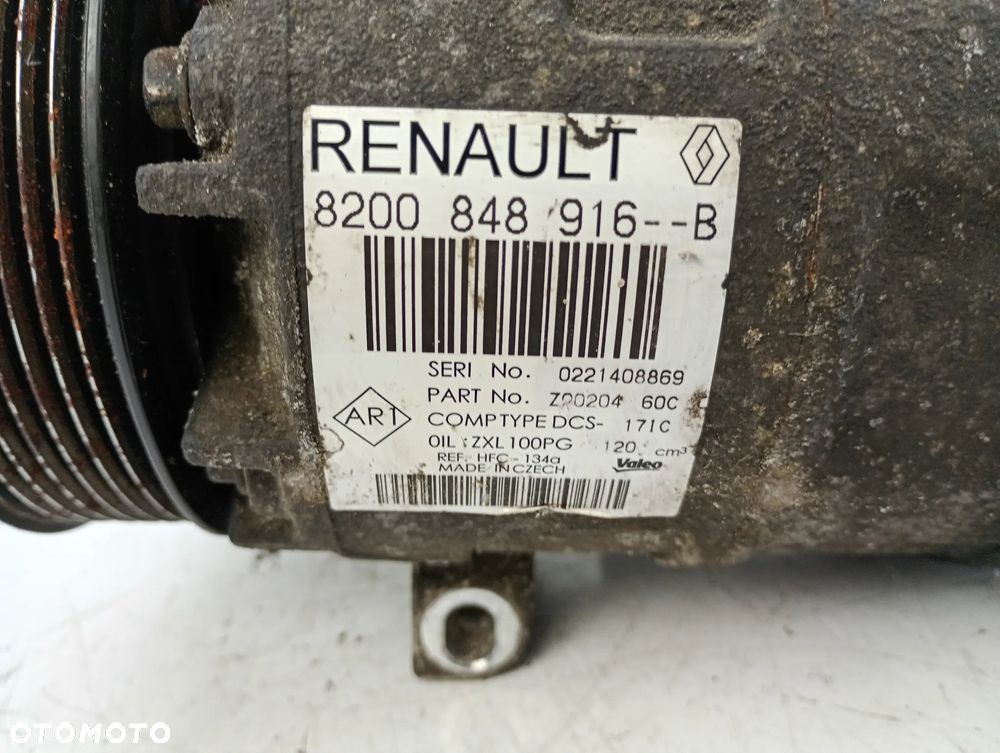 sprężarka klimatyzacji kompresor renault master III lift movano b lift nv400 2.3 dci 2021r 8200848916B - 6