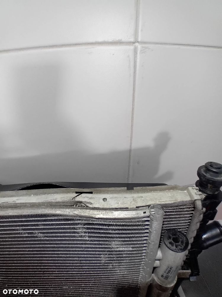 komplet chłodnic z wentylatorem  intercooler Ford Transit Custom chłodnia intercoolera GK218K775AE chłodnica klimy GK218C342BC wentylator BK218C607DA - 3