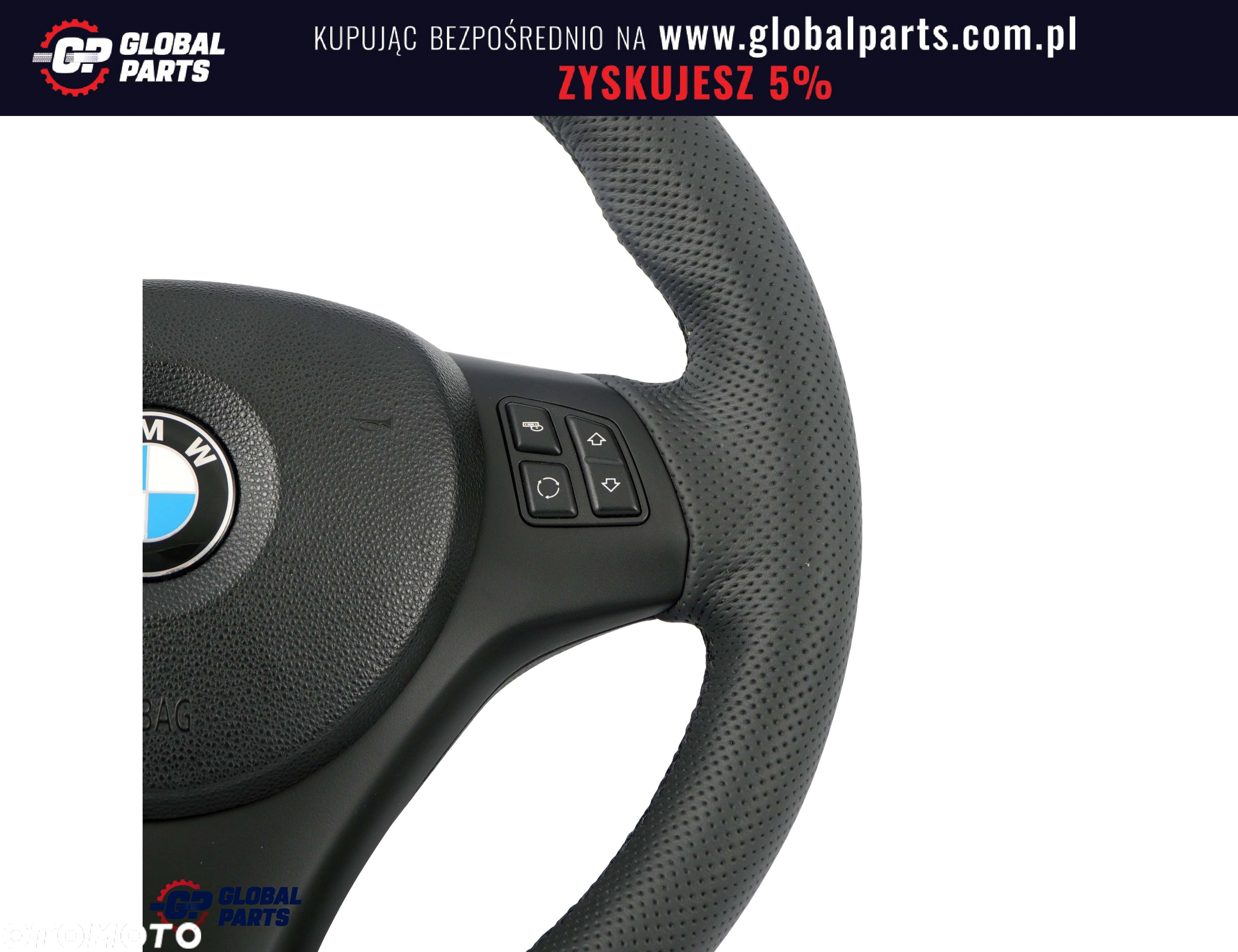 BMW E87 E90 M-Pakiet Kierownica Sport NOWA Skóra - 3
