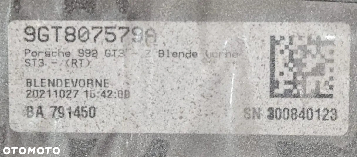 NOWY !! Zderzak Porsche 911 992 3GT kolor   M7Z 9GT807221 - 18