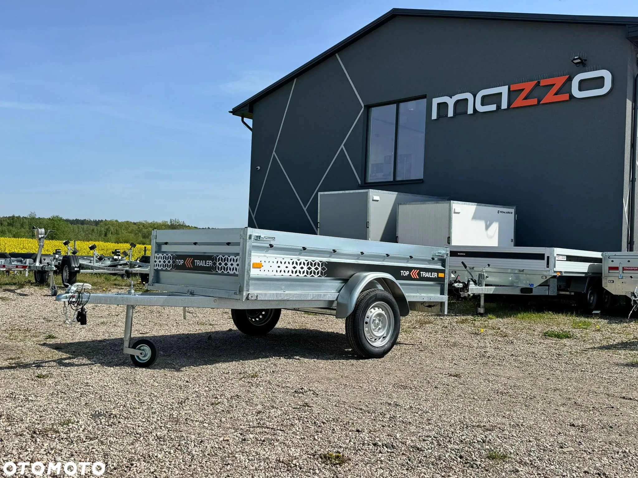 MAZZO TOP TRAILER Dostawa przyczepka SPAWANA 232x131x45cm DMC750kg UCHYLNA - 14