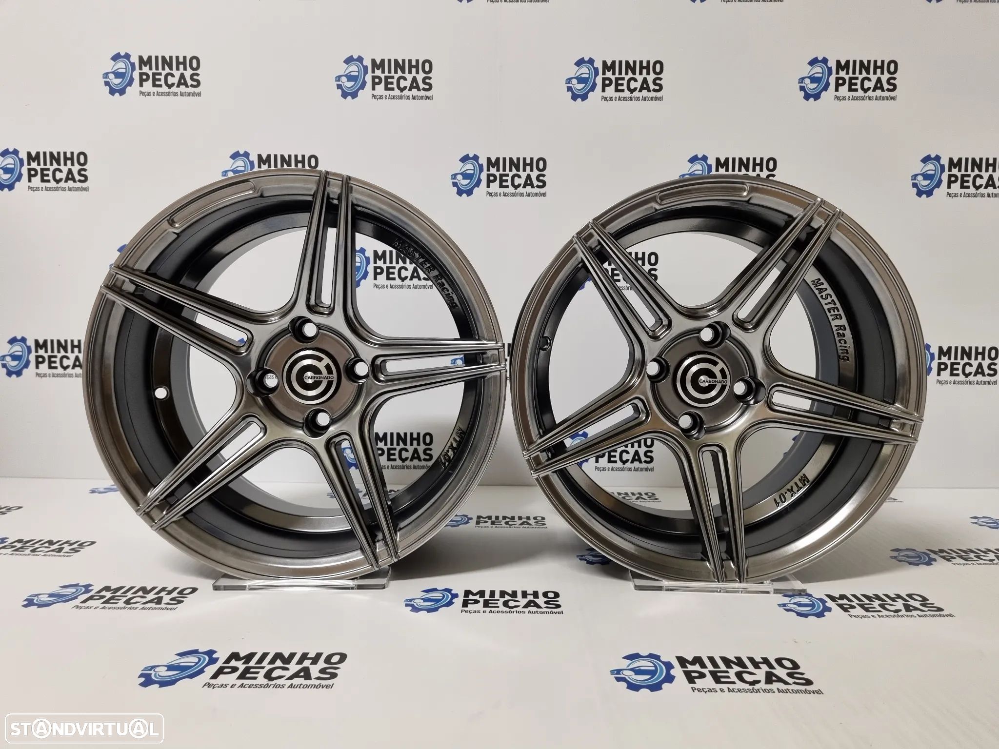 Jantes Master Racing MTX.001 em 15 (4x100) Hyper Black - 1