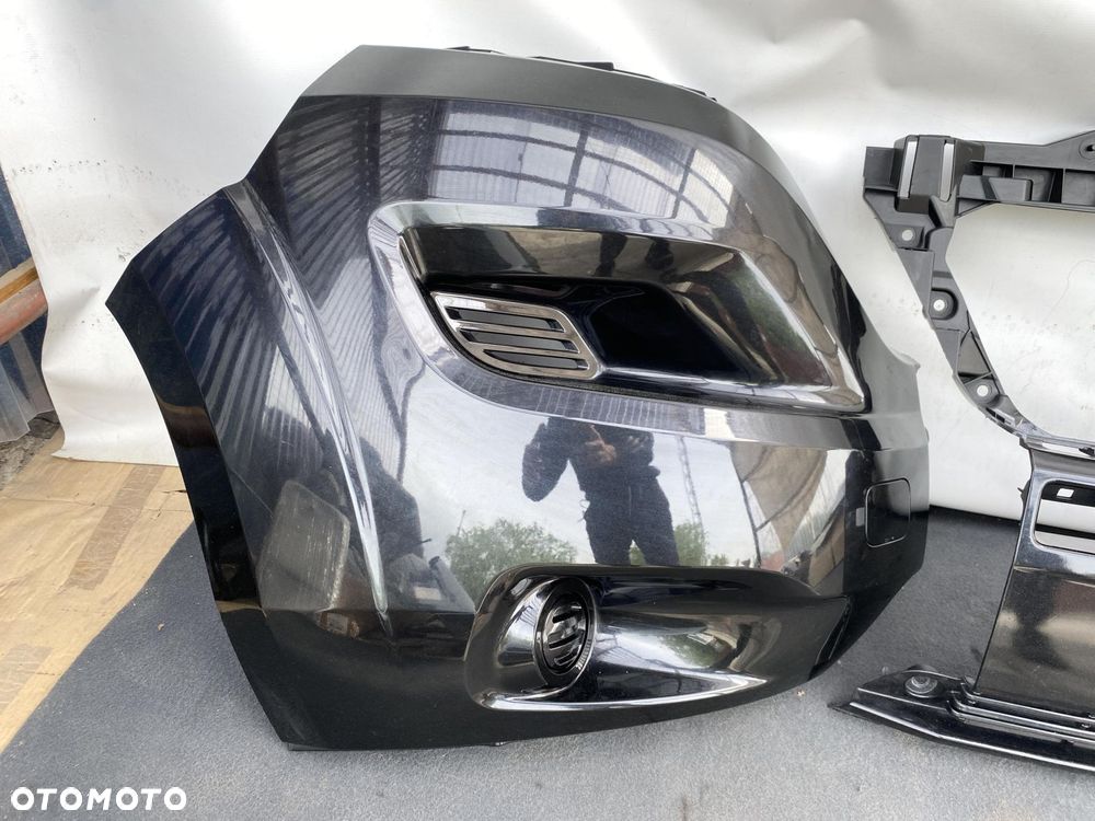 DUCATO BOXER JUMPER 14- ZDERZAK KOMPLET PRZEDNI NAROŻNIKI CZARNY METALIC - 2