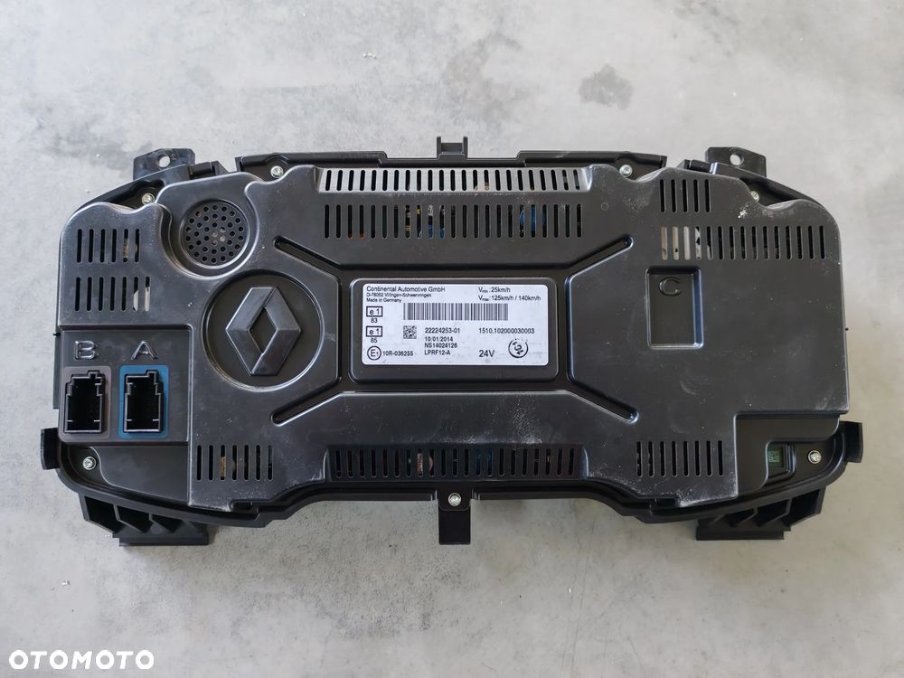 ZEGARY LICZNIK RENAULT GAMA RANGE T C K 22224253 - 01 - 2