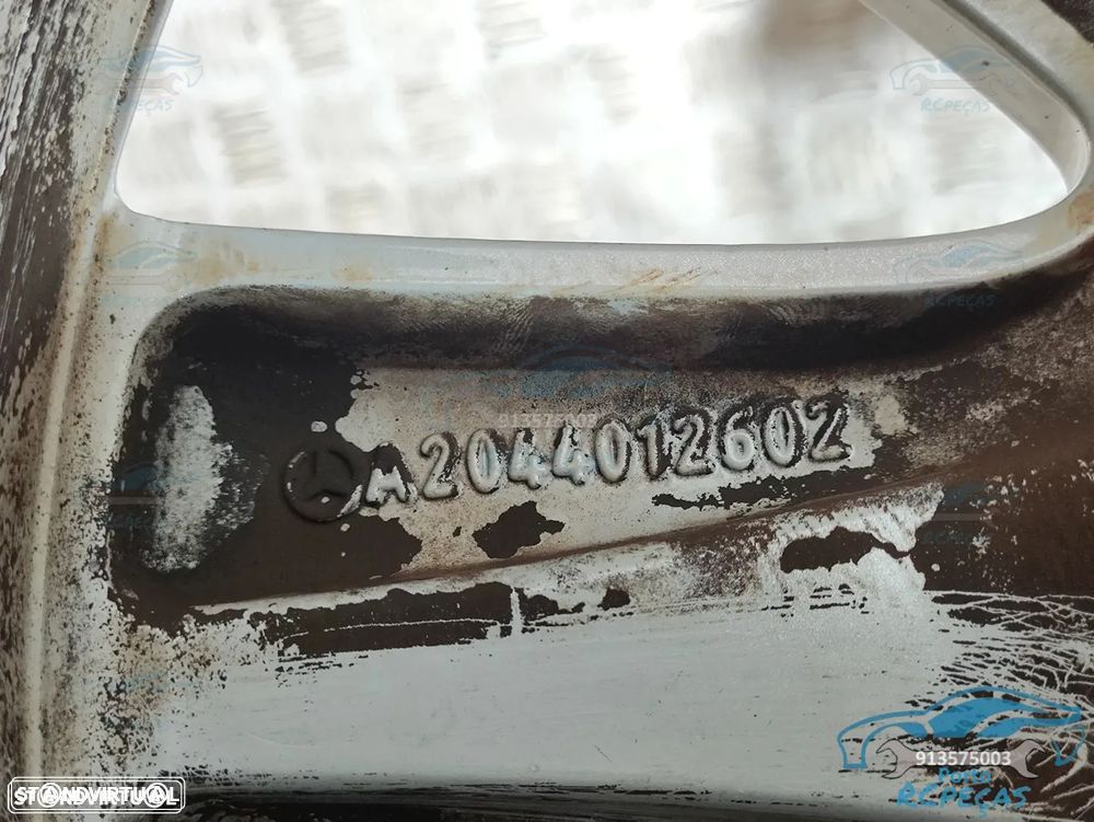 Jantes 16" | 5x112 - Originais Mercedes Benz - 7J | ET43 | 5 x 112 - 205 55 16 | Pneus | Jante | A2044012602 | 2044012602 | 16 Polegadas | Conjunto - 8