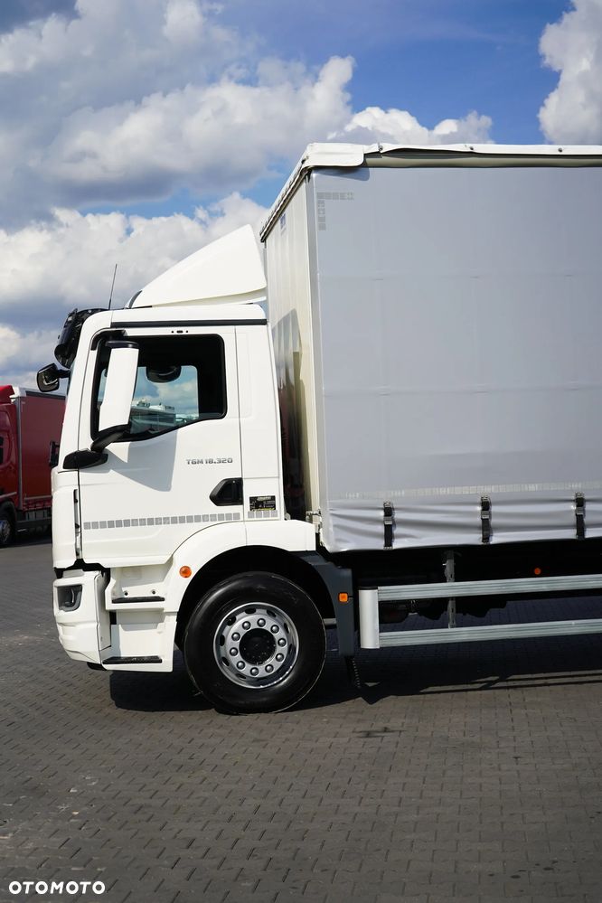 MAN TGM / 18.320 / ACC / E 6 / FIRANKA + WINDA / ŁAD. 9 175 KG / 21 PALET / DŁ. 8,6 M - 34