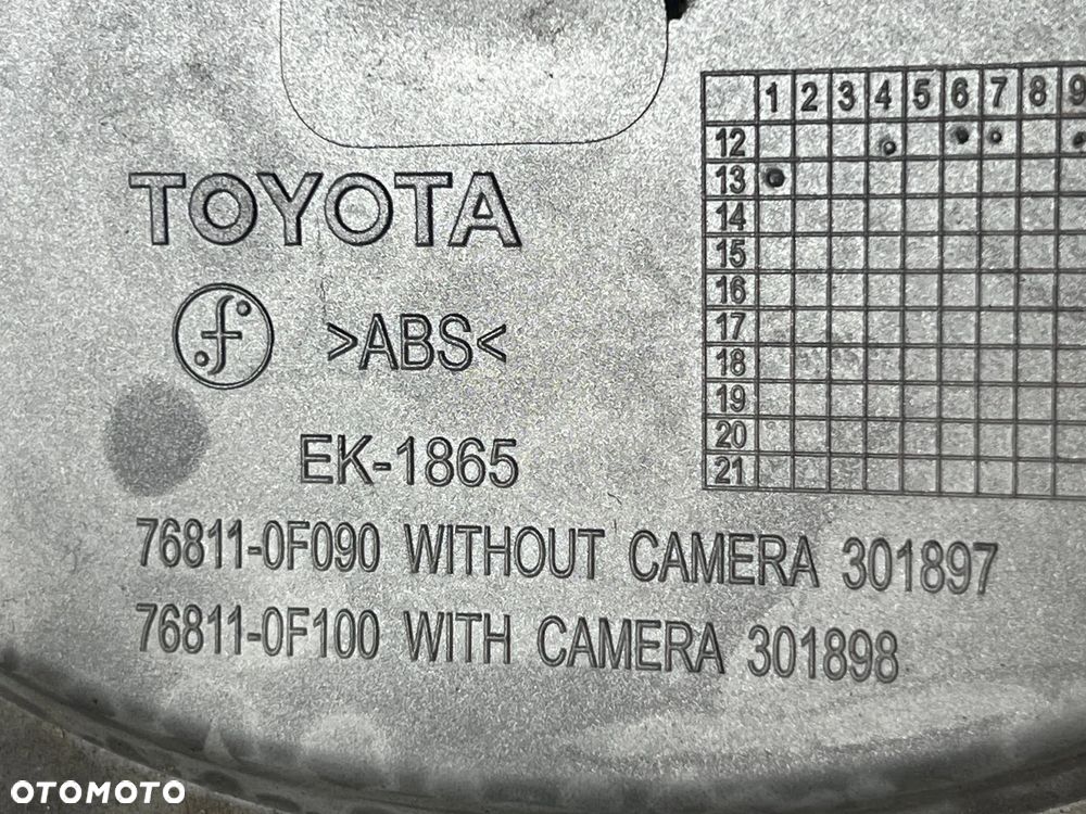 BLENDA LISTWA KLAPY TYŁ TYLNEJ TOYOTA VERSO LIFT PO 2013 ROKU  76811-0F090 - 4