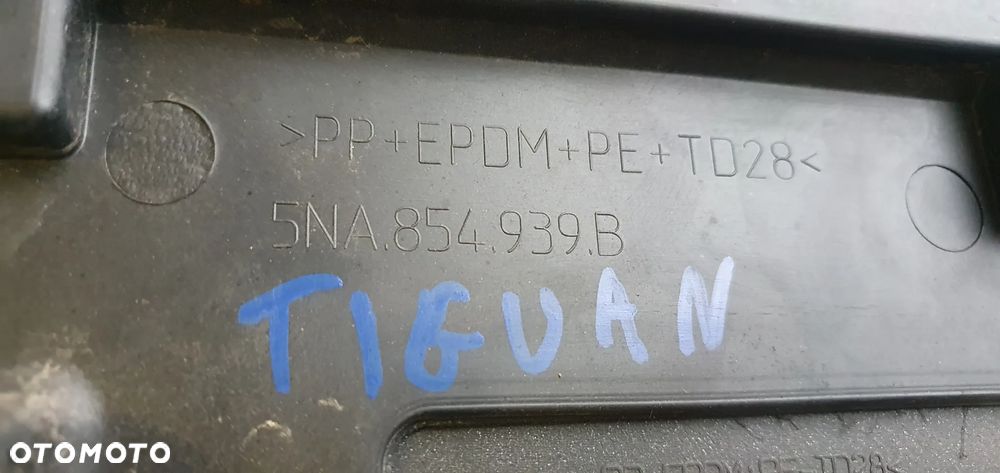 Listwa drzwi lewy przód przednia lewa VW Tiguan 5NA854939B - 6