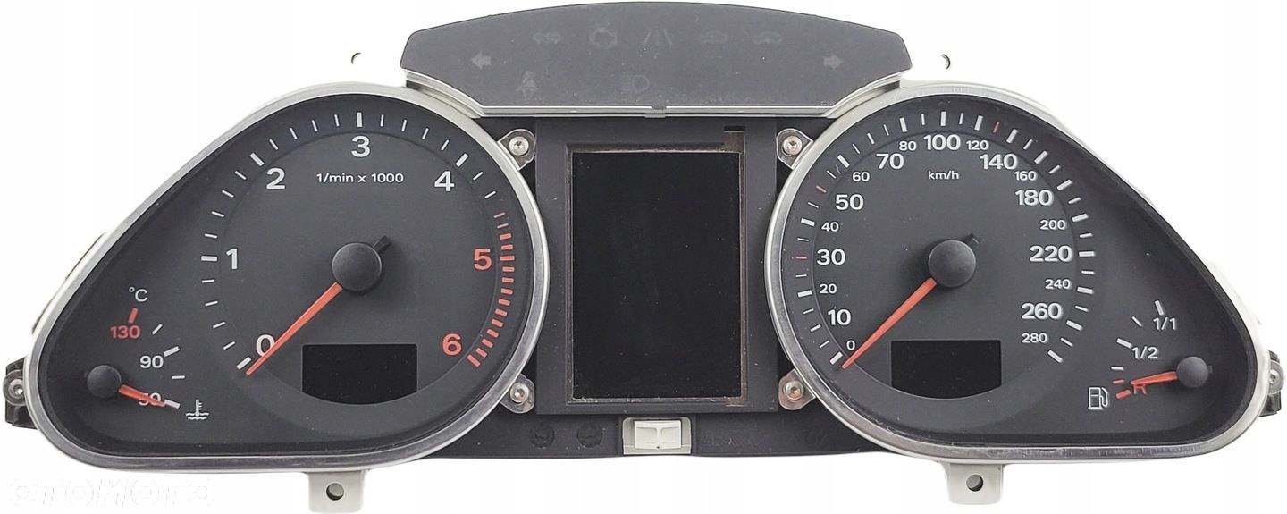AUDI A6 C6 LICZNIK KOLOROWY ZEGAR ZEGARY 3.0 TDI ACC RADAR 4F0920932D - 1