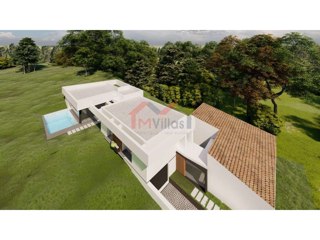 Terreno com projecto aprovado para construção de moradia V4 com pis... - Grande imagem: 2/15