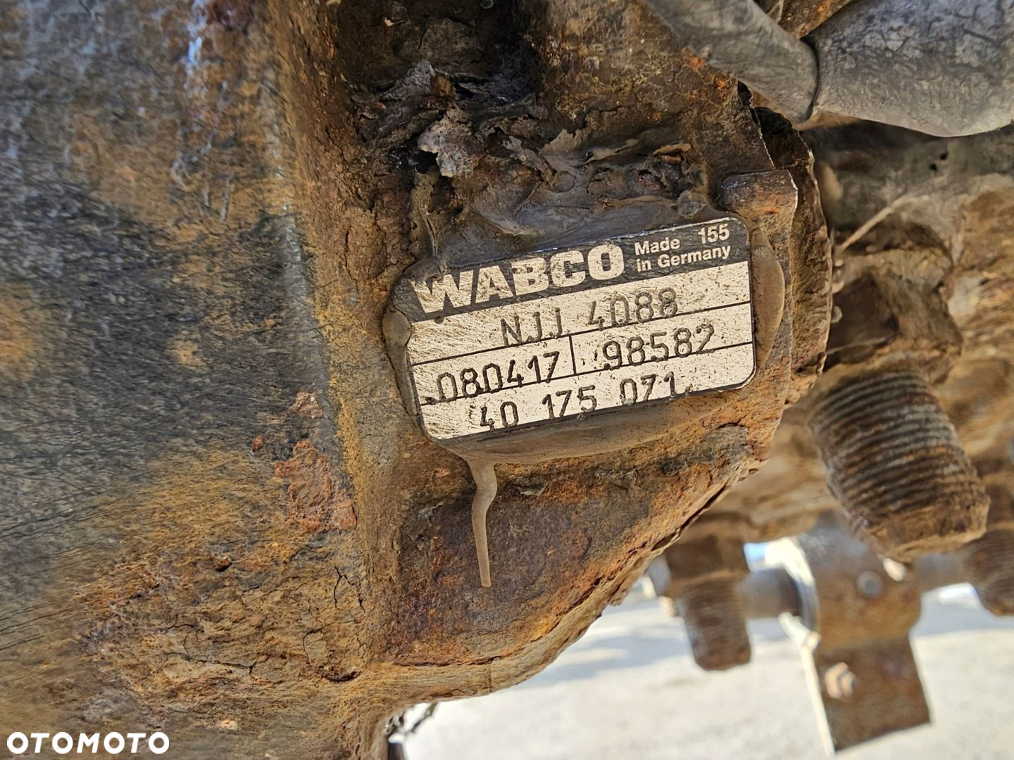 ZACISK TYLNY TYŁ PRAWY WABCO DAF LF 45 140 160 180 KM FELGI 17,5 06-13 rok - 2