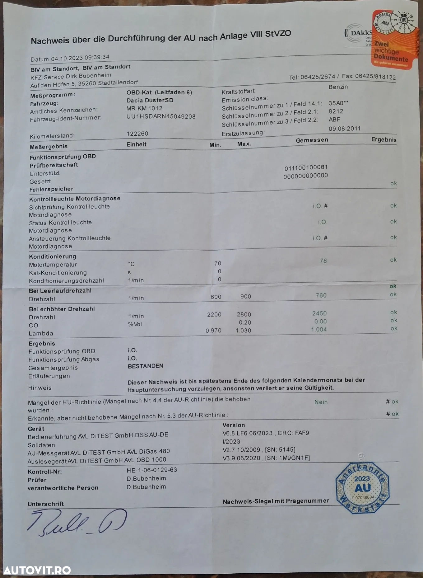 Dacia Duster 1.6 4x4 - 6