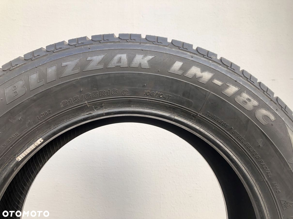 OPONA 215/65/16C 106/104T BRIDGESTONE BLIZZAK LM-18C - 5