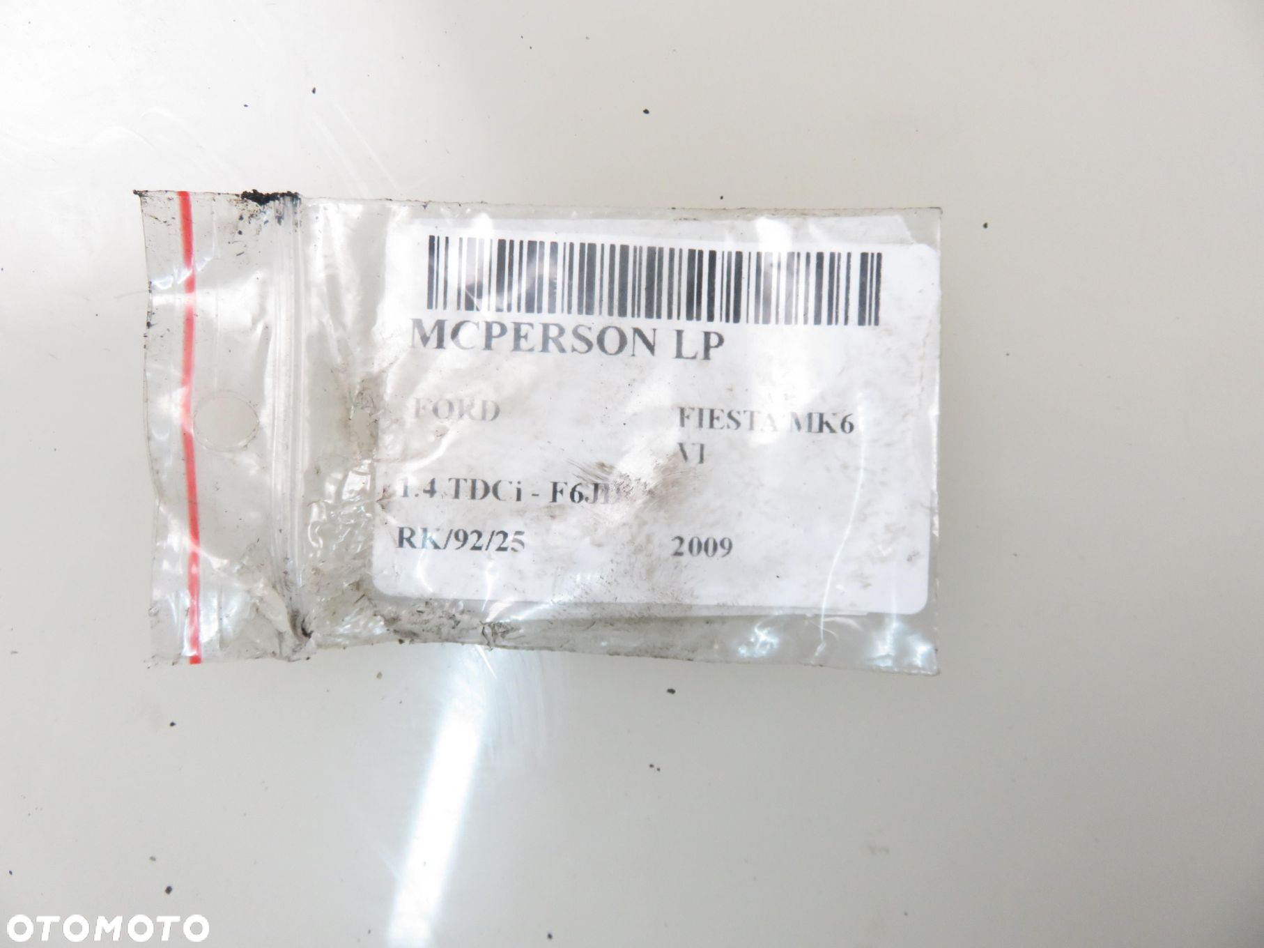 MCPERSON LEWY PRZEDNI FORD FIESTA MK6 VI 1.4 TDCi 68 8V - F6JD 8V5118K001BF - 2