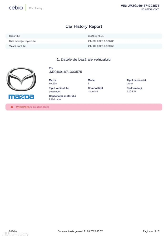 Mazda 6 CD150 AT Attraction - 27