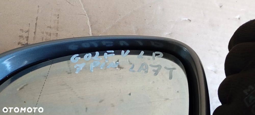 Lusterko zewnętrzne lewe 7 Pin VW Golf V LA7T - 10