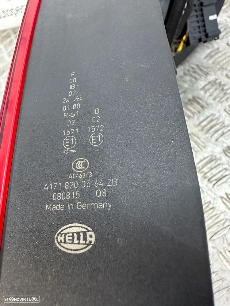 .Farolins Led Tras Traseiros Esquerdo Direito Originais Mercedes Benz SLK R171 2003 - 2011 - 13