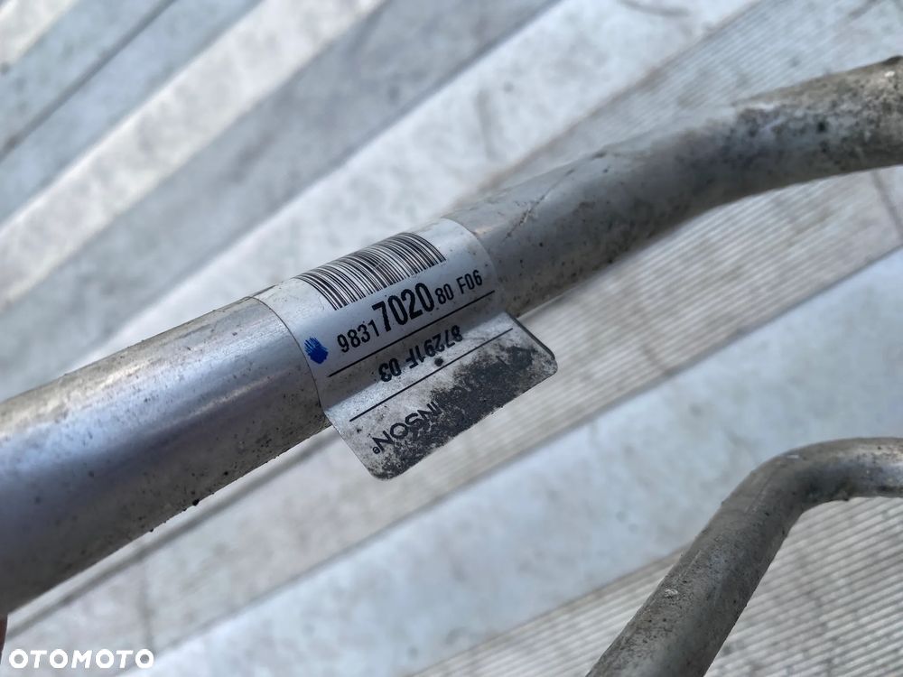 PRZEWÓD WĄŻ KLIMATYZACJI PEUGEOT RIFTER  9831702080 - 7