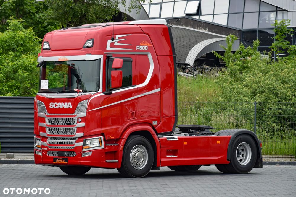 Scania R500 / FULL AIRMATIC / HYDRAULIKA / RETARDER / KLIMATYZACJA POSTOJOWA / ACC / KLIMA / LEDY / PO KONTRKCIE SERWISOWYM / SERWISOWANA / SPROWADZONA - 1