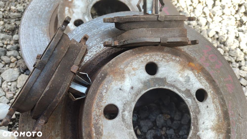MERCEDES w212 W204 W207 Tarcze Hamulcowe Perforowane 300mm Tył Komplet z Klockami Wentylowane - 5