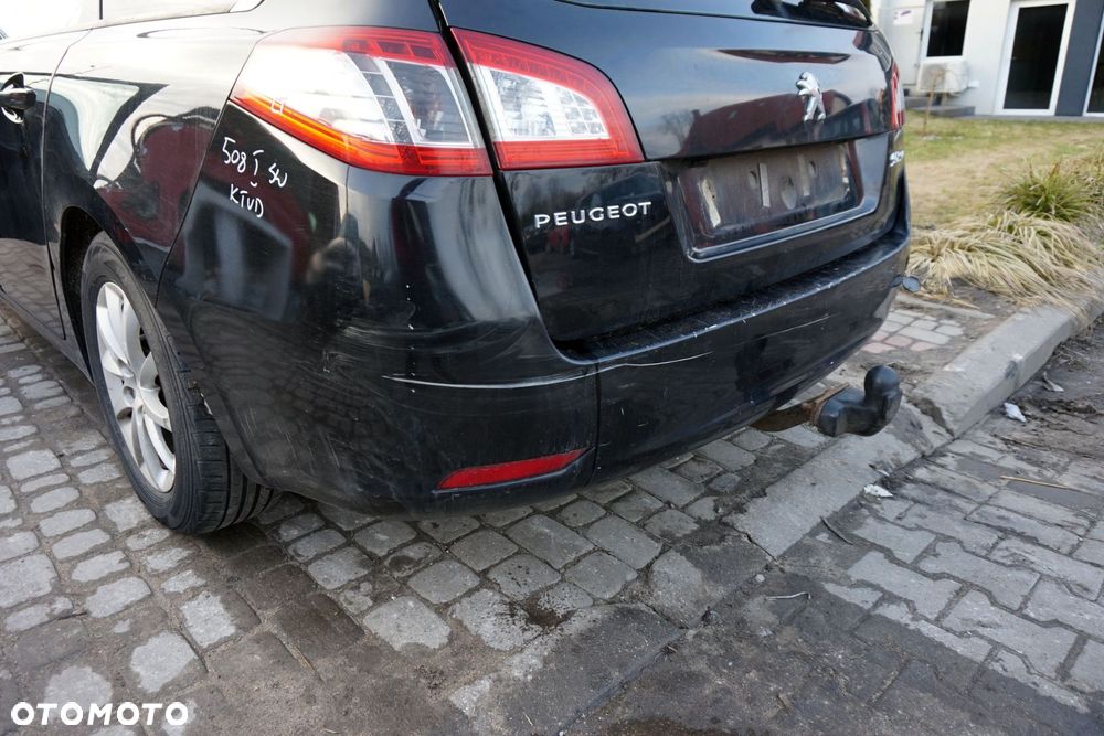 ZDERZAK TYLNY 508 I SW KOMBI KTVD  CZARNY PEUGEOT 2010-2018 - 3