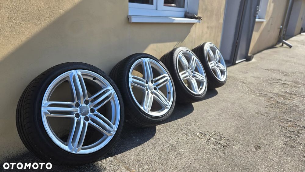 Felgi Audi 19 Pompeje OEM 9Jx19 ET52 5x112 A4 A5 A6 TT S-line komplet z oponami - 2