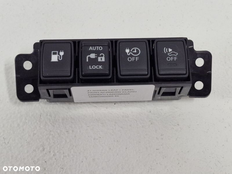 NISSAN LEAF I 1 PANEL PRZEŁĄCZNIKÓW KLAPKI DZWIĘKU ŁADOWANIA TANKOWANIA - 1