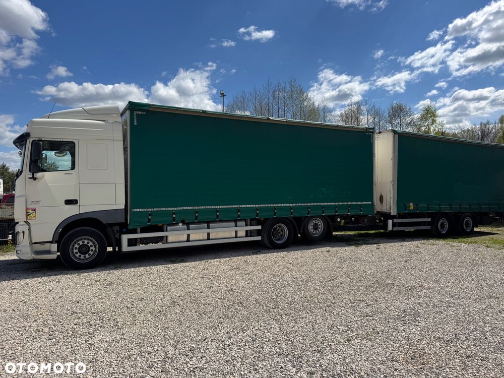 DAF XF 460 6X2 Euro 6 Zestaw Z Przyczepą 38 Palet Przejazdowy Dach Zsuwany - 11