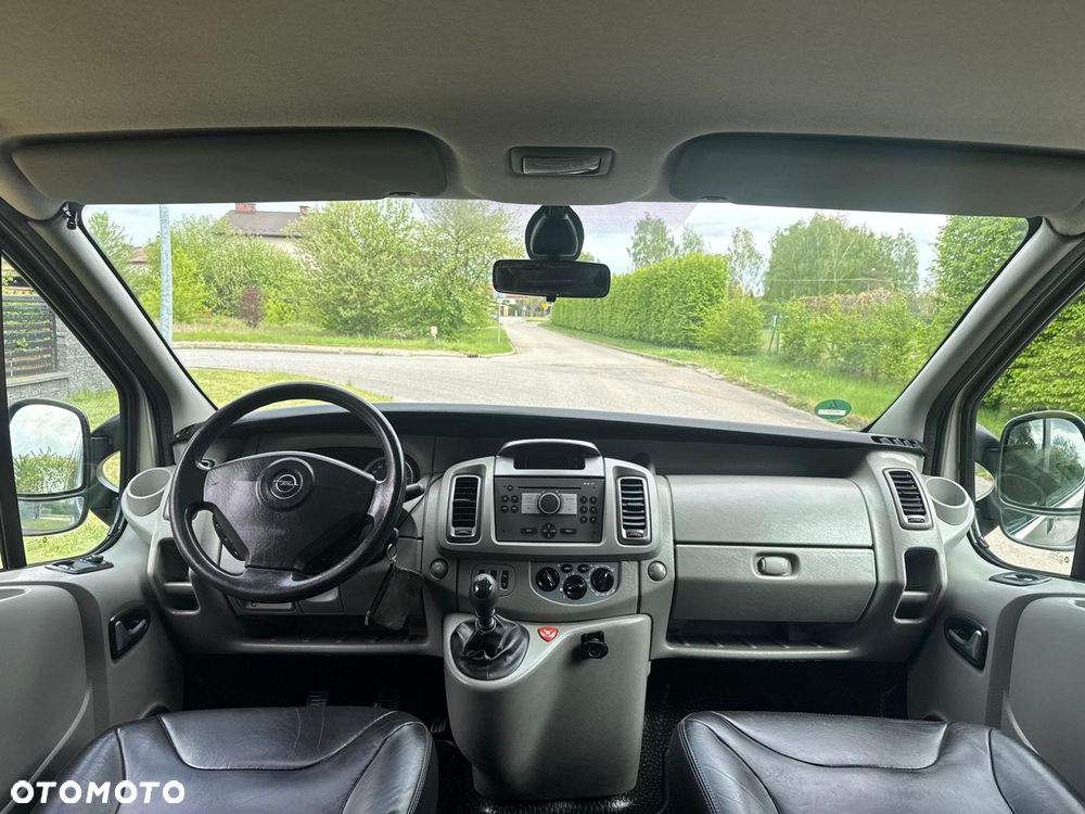 Opel VIVARO L2H1 Długi Klima Elektryka Skóry Dubel Kabina 6os Brygadówka Hak - 19
