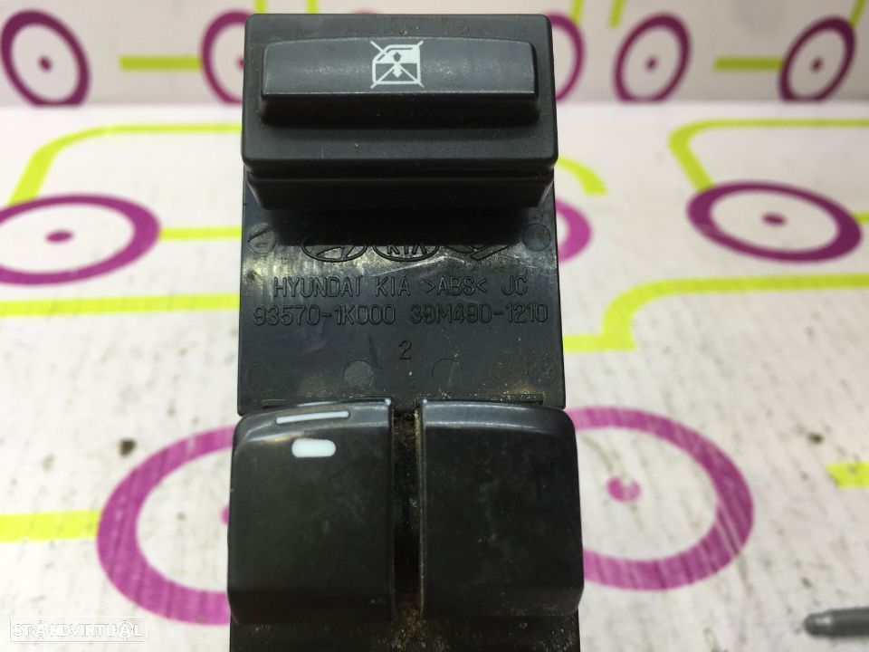 Comando de Vidros Hyundai iX20 de 2012 - Ref : 935701K000 - NO320014 - 2