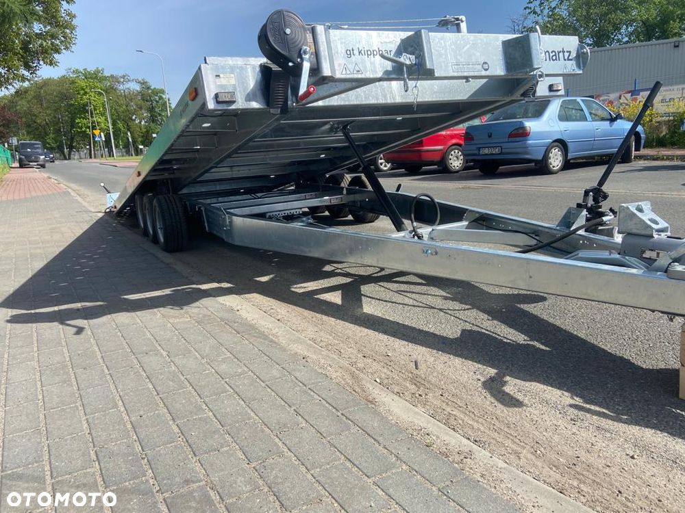Martz Laweta Martz GT KIPPBAR 580/3 DMC 3500kg 580x206cm  3 osie uchylana hydraulicznie wypełnienie sklejka+alu Częstochowa - 13