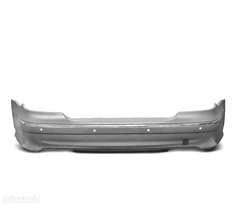 PÁRA-CHOQUES TRASEIRO MERCEDES CLASE E W211 03-09 LOOK AMG PDC - 2