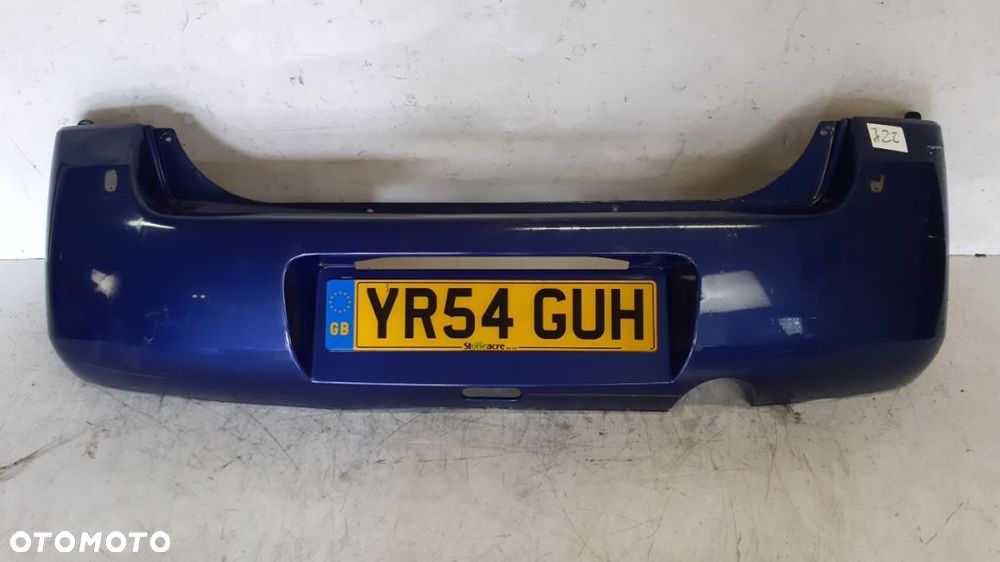 ) ZDERZAK TYŁ TYLNY SUZUKI WAGON R NIEBIESKI BŁĘKITNY - 1