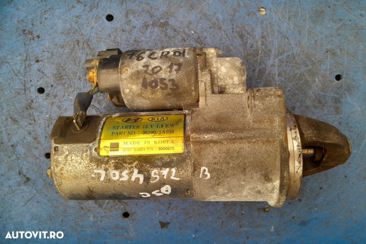 ELECTROMOTOR 1.6 CRDI 361002A950 MX1253 Toyota Avensis 3 T27 [2th fac - 1