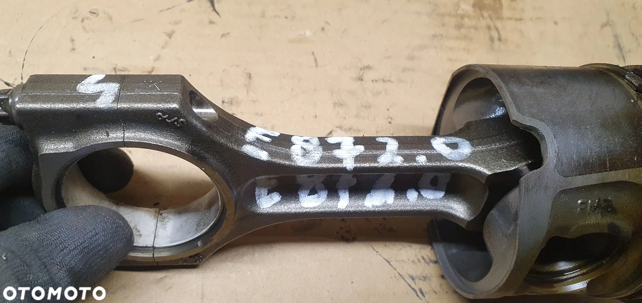Tłok korbowód BMW I E87 Lift 2.0D N47D20A - 8