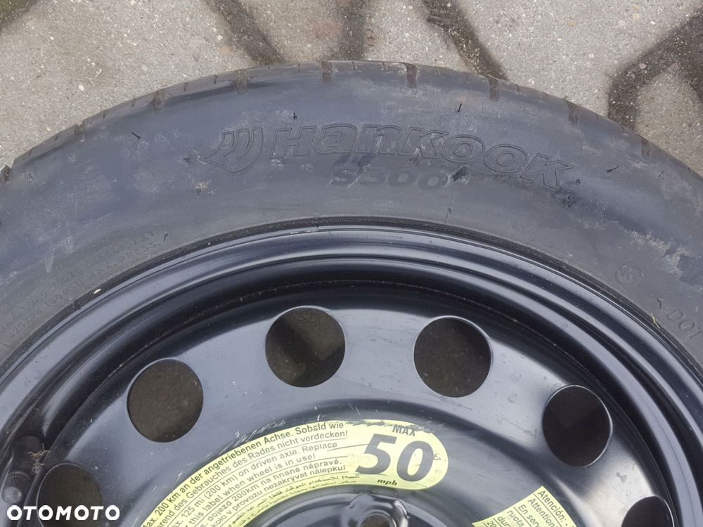 SEAT ALTEA LEON II A3 8P KOŁO DOJAZDOWE 16 5X112 LEWAREK - 5