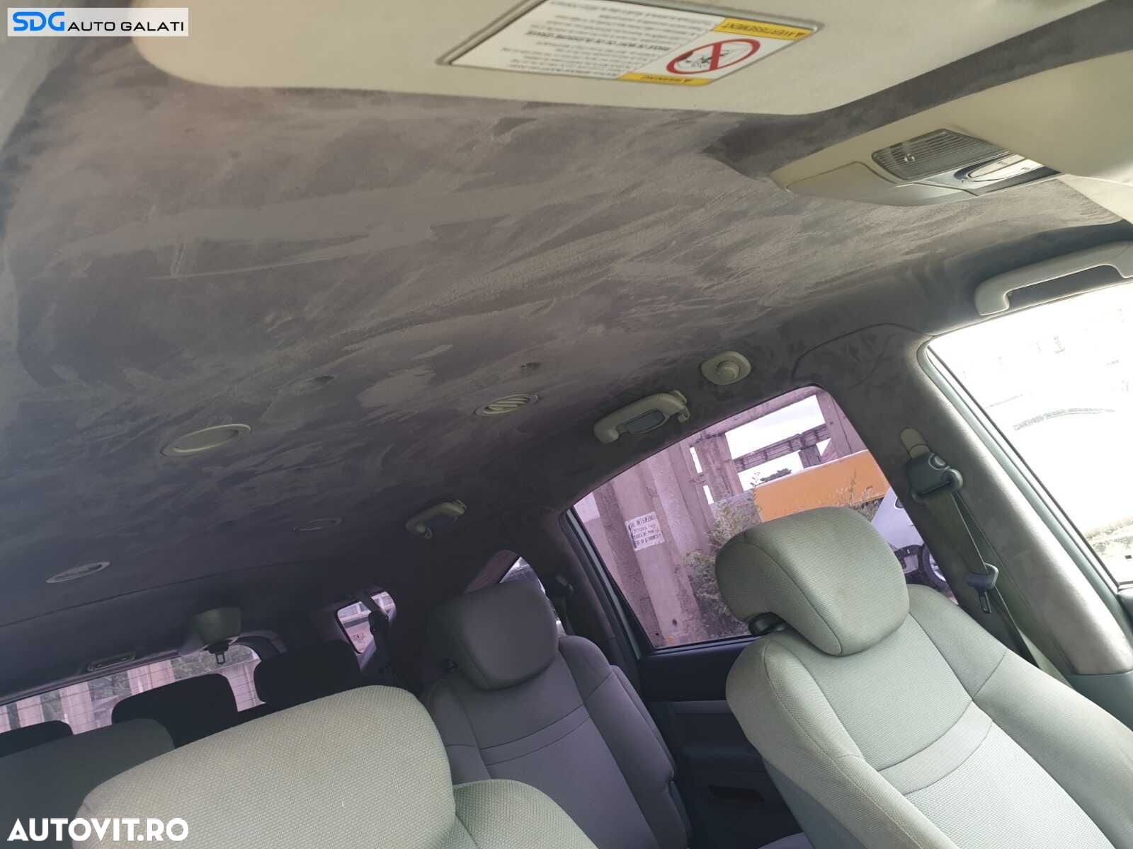 Plafon Plafoniera Tavan Textil Semi Piele Alcantara SsangYong Rodius 2004 - 2012 - 1