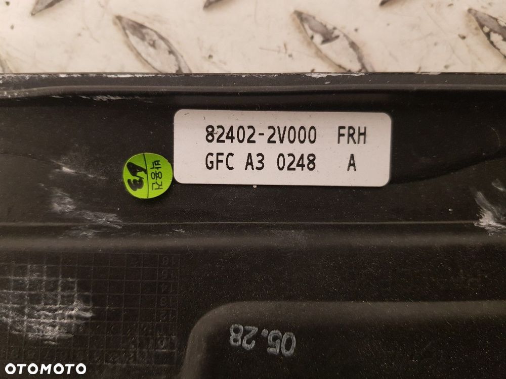 PODNOSNIK MECHANIZM SZYBY HYUNDAI VELOSTER PRAWY PRZEDNI PRAWA PRZÓD 82402-2V000 - 3