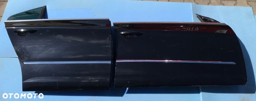 VW Passat CC drzwi przód tył prawe komplet strona czarne - 1